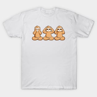 Three times sloth at reiki T-Shirt